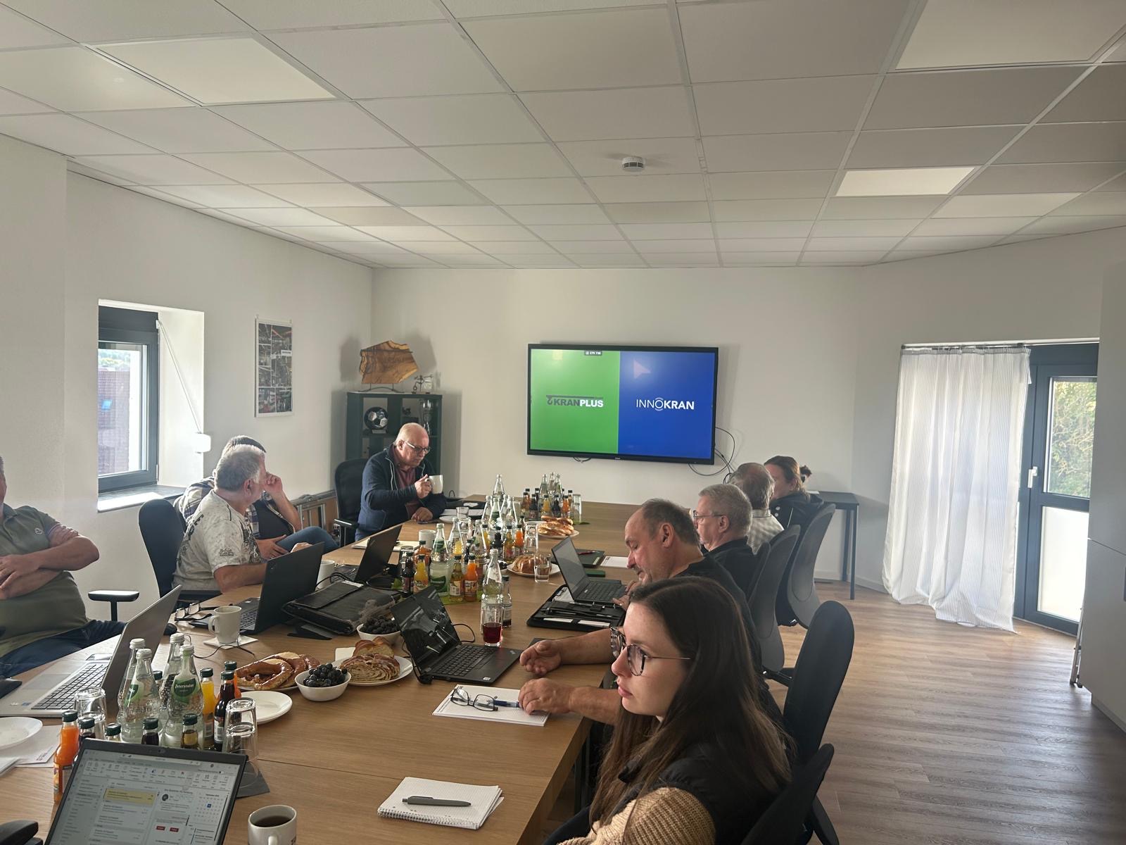 Vertriebsmeeting bei KranPlus